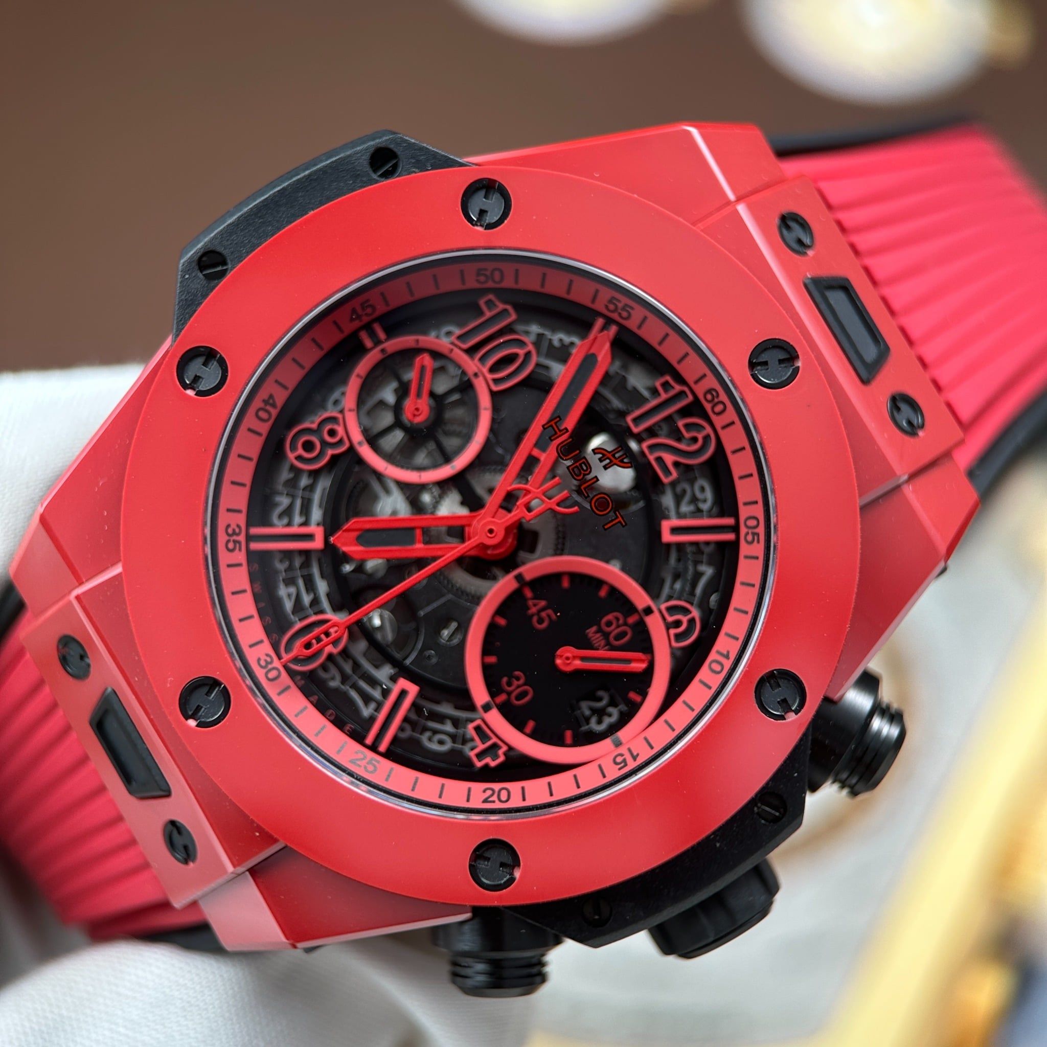 Đồng hồ Hublot Big Bang Unico Red Ceramic 421.HX.1170.RX