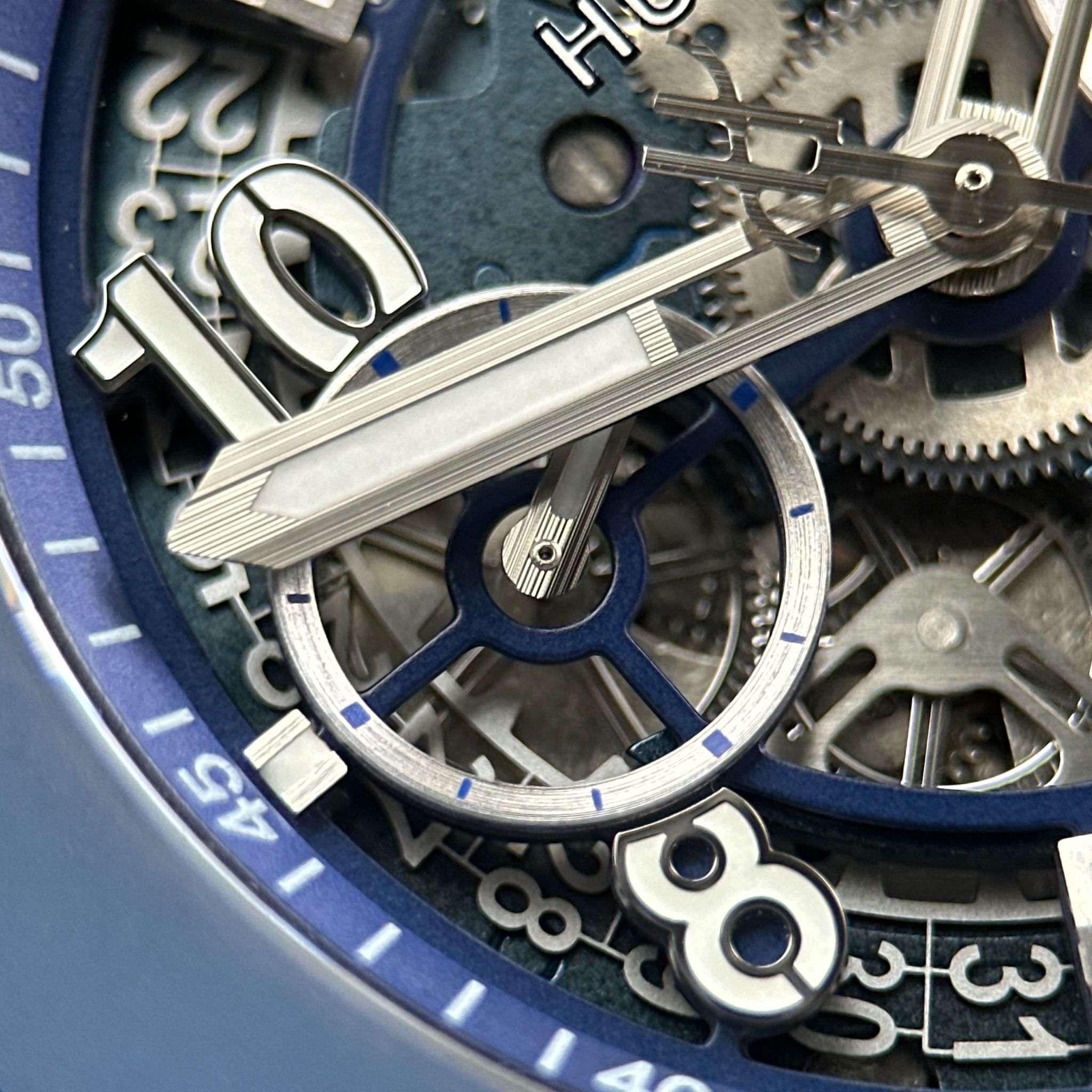 Đồng hồ Hublot Big Bang Unico Titanium Blue Ceramic 421.NL.5170.RX