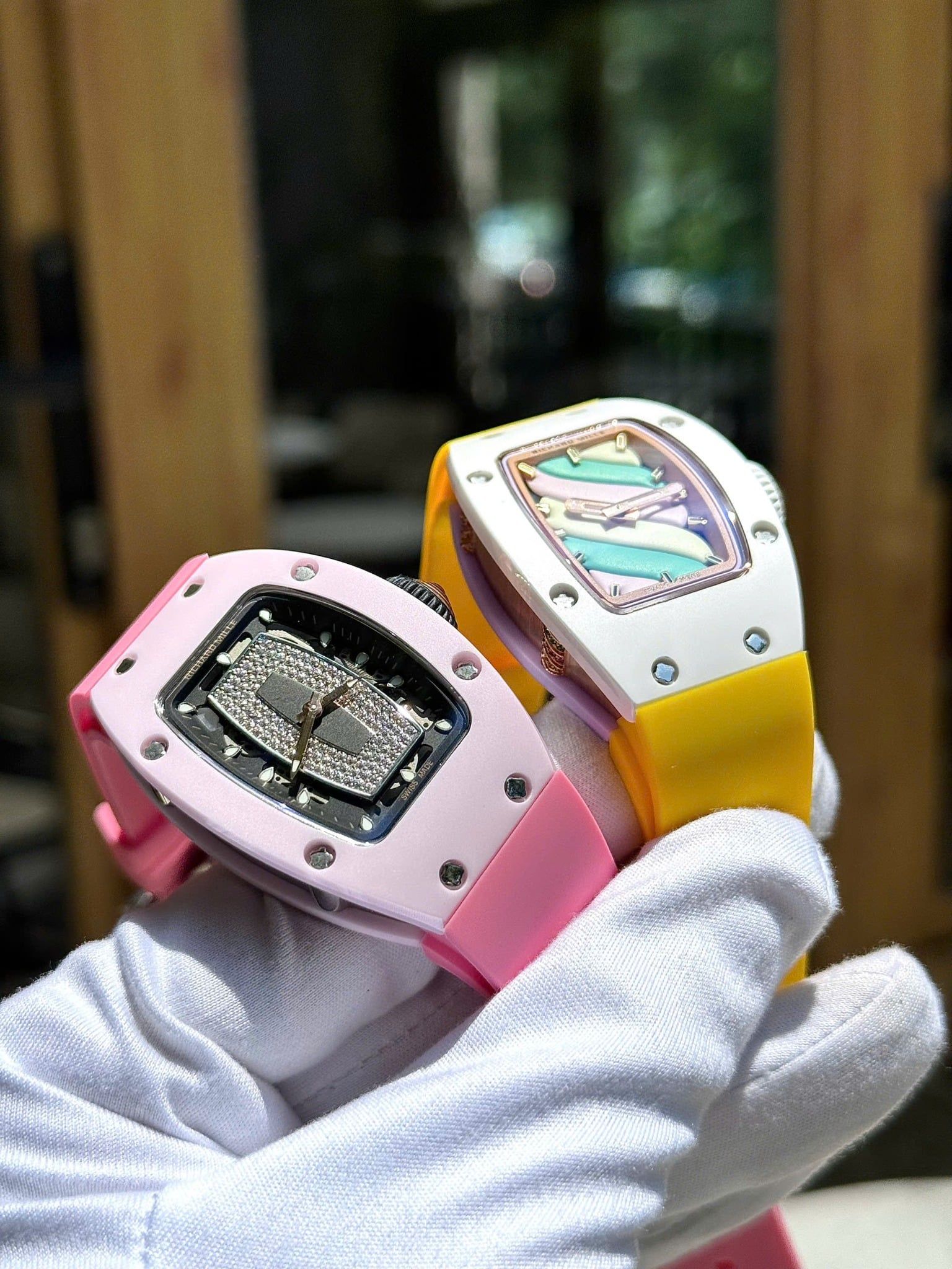 Richard Mille RM 07-01 và RM 07-03 Marshmallow Bonbon