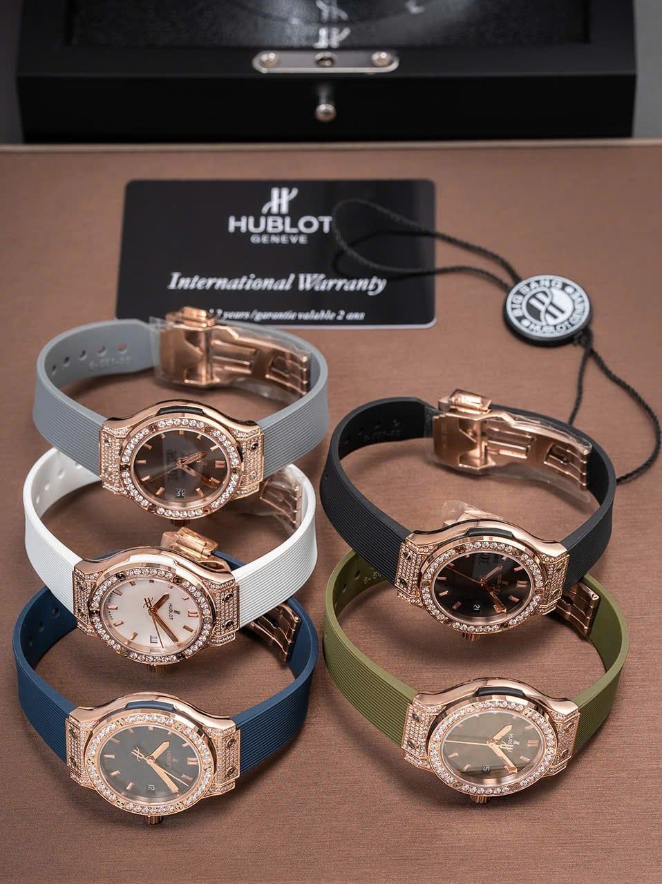 Hublot Classic Fusion King Gold Diamond Blue Màu Xanh Dương