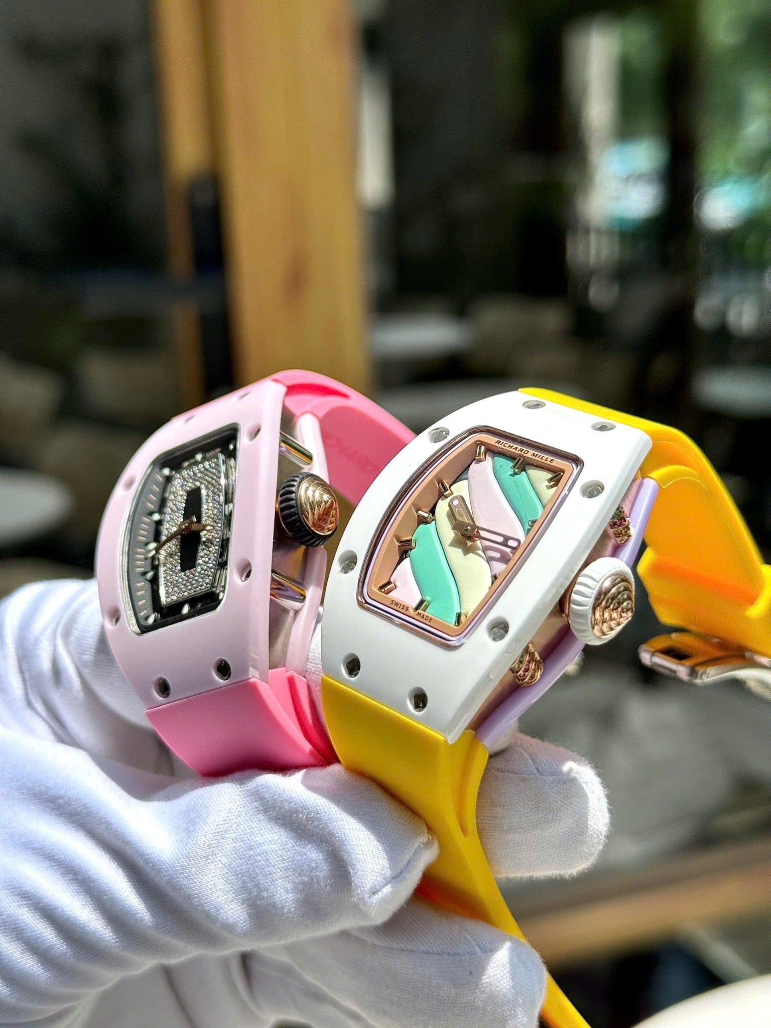 Richard Mille RM 07-01 và RM 07-03 Marshmallow Bonbon