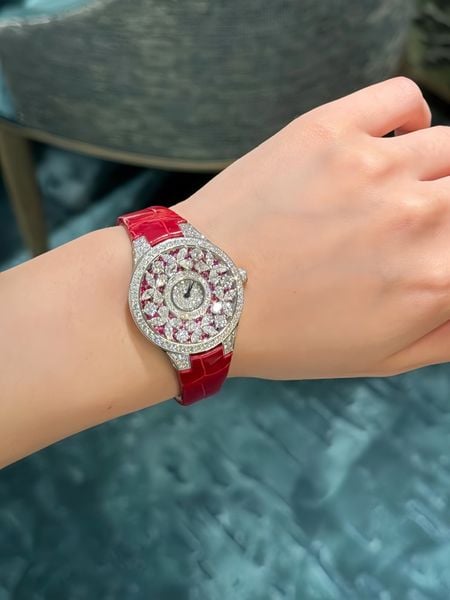 Graff Classic Butterfly Diamond Ruby White Gold 33mm
