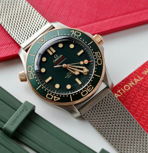 Đồng hồ Omega Seamaster 210.90.42.20.10.001 Bronze Titanium Watch 42mm