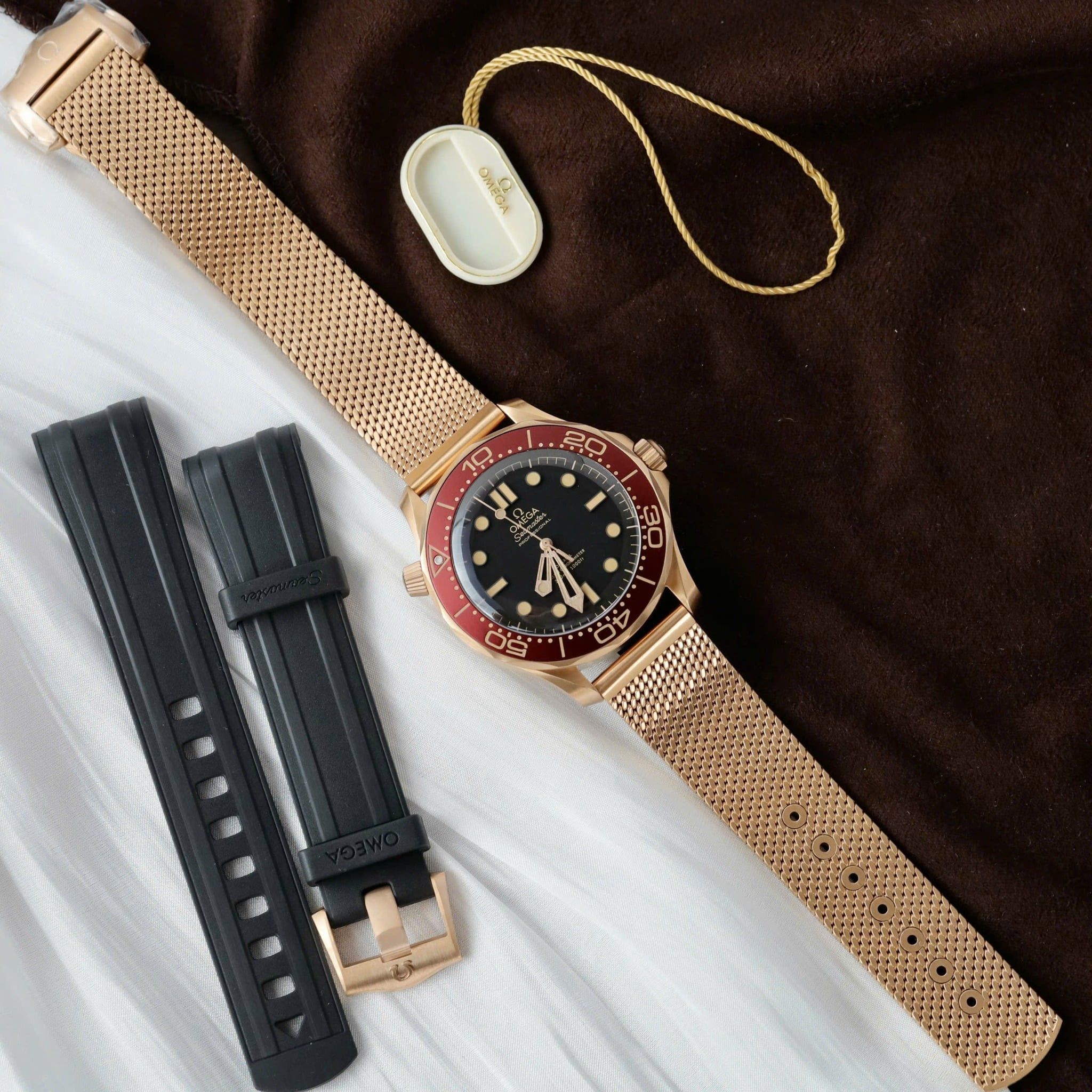 Đồng hồ Omega Seamaster Diver 300M Bronze Gold 42mm