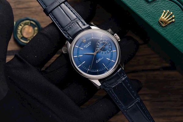 Đồng Hồ Nam Rolex Cellini Date 39mm 50519-0011 Màu Xanh Navy