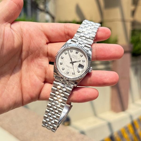 Rolex Datejust 36MM - 41MM Clean up mặt số thiên thạch chế tác cọc số kim Mois