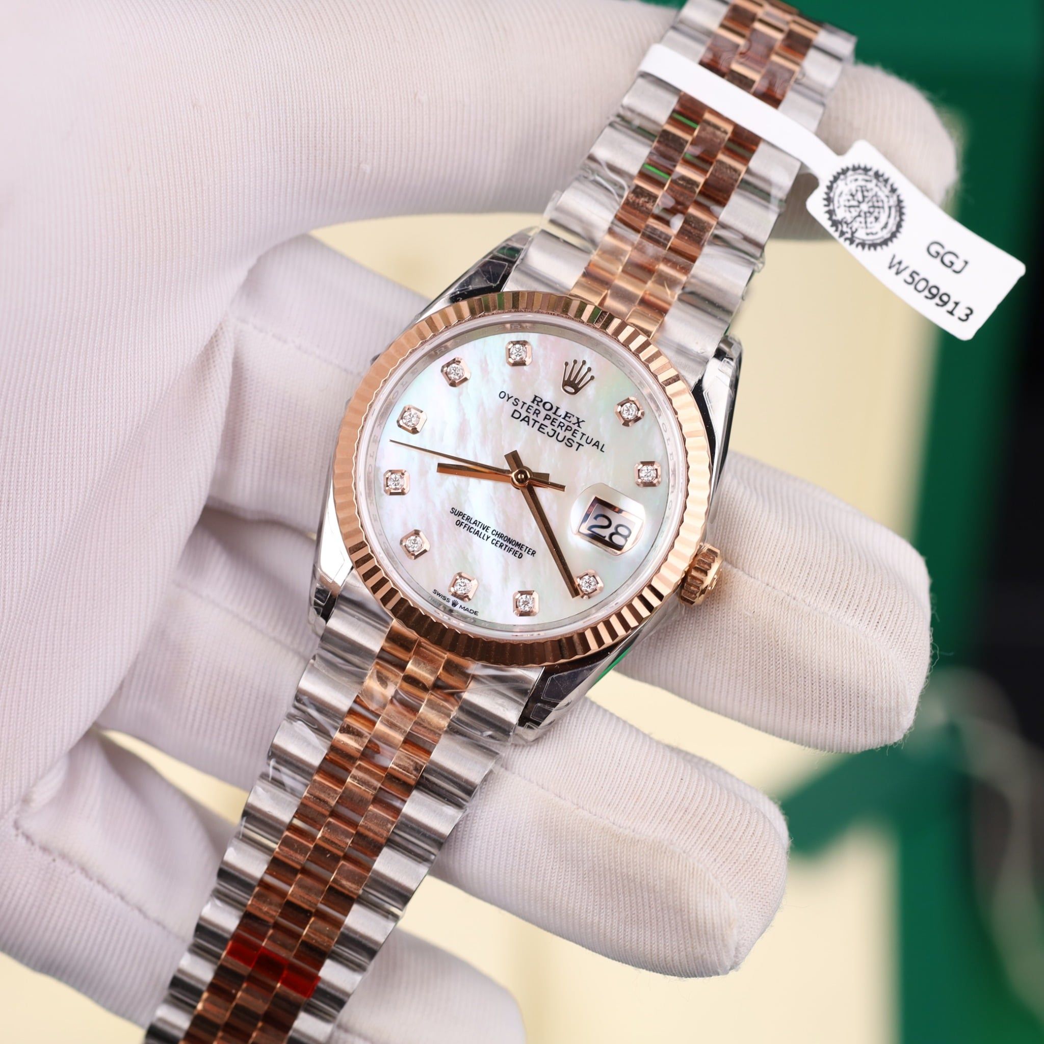 Rolex Datejust 36MM MOP VS factory độc quyền