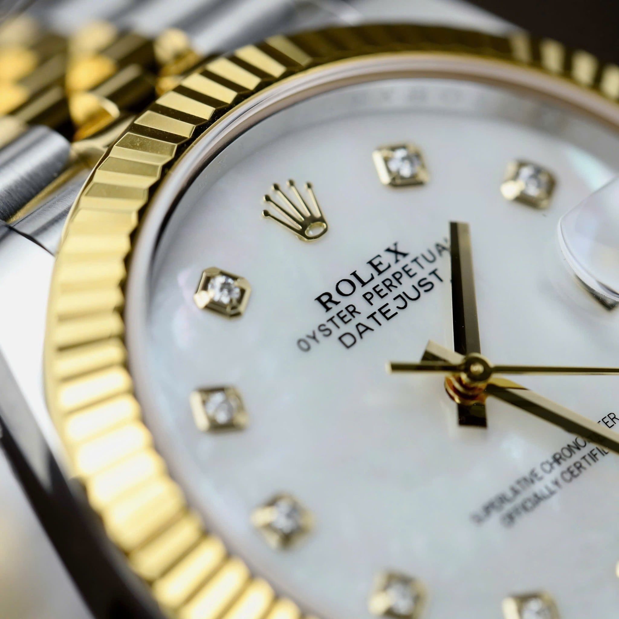Rolex Datejust 41mm Steel and Yellow Gold 126333 White MOP