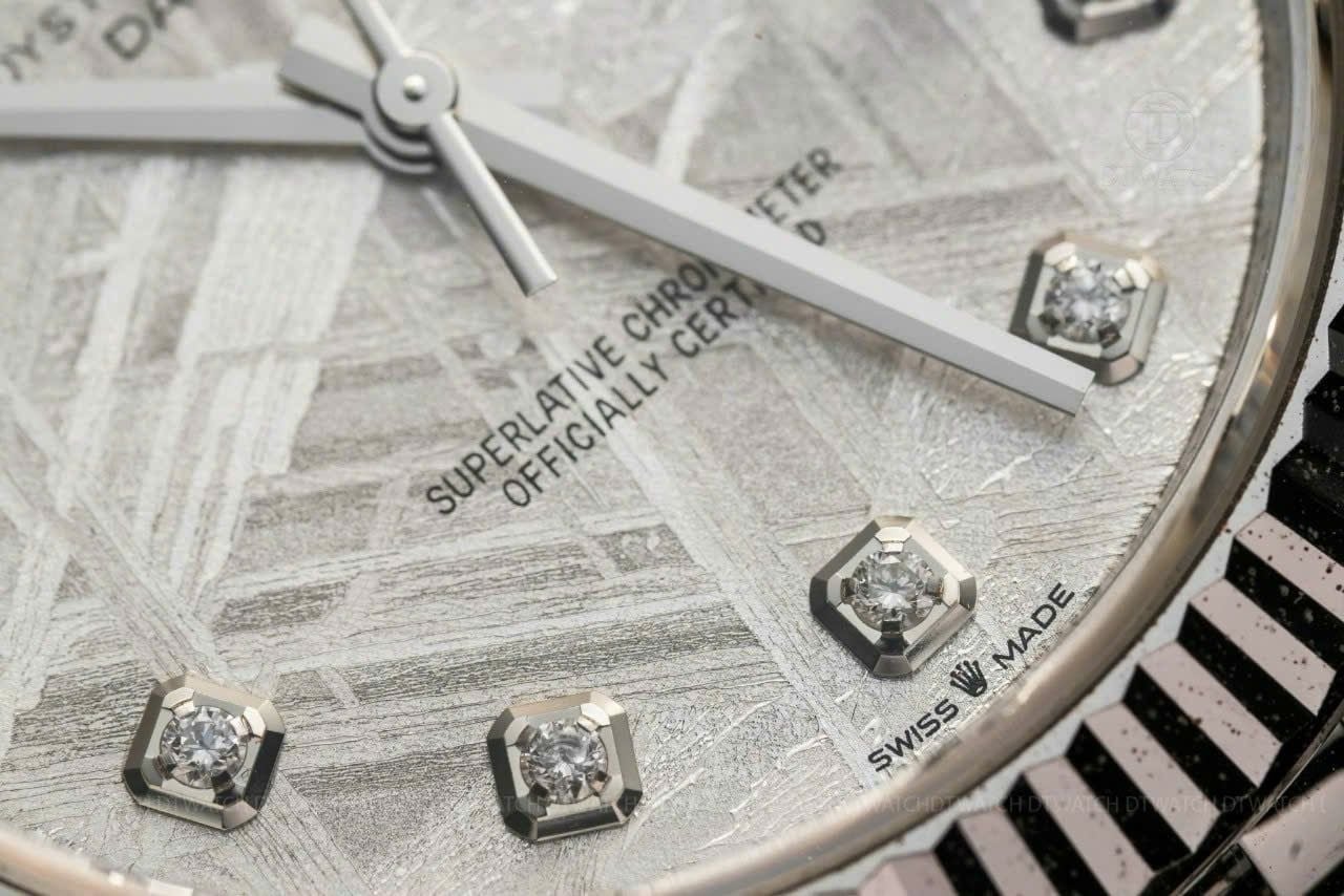 Rolex Datejust 41mm Dial thiên thạch cọc số kim cương