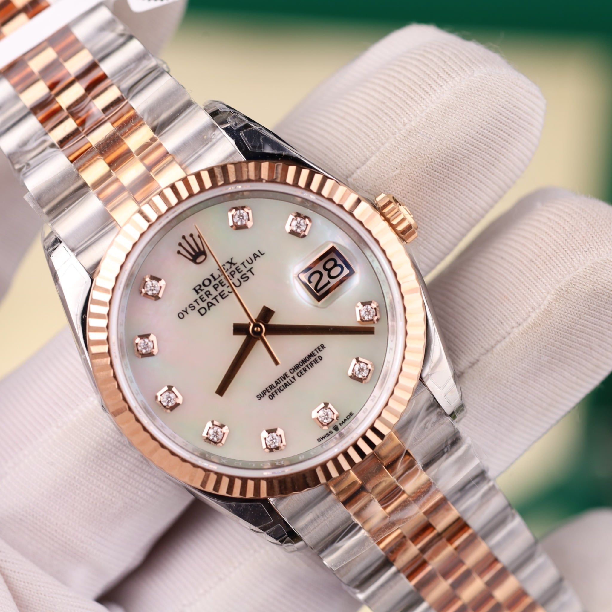 Rolex Datejust 36MM MOP VS factory độc quyền