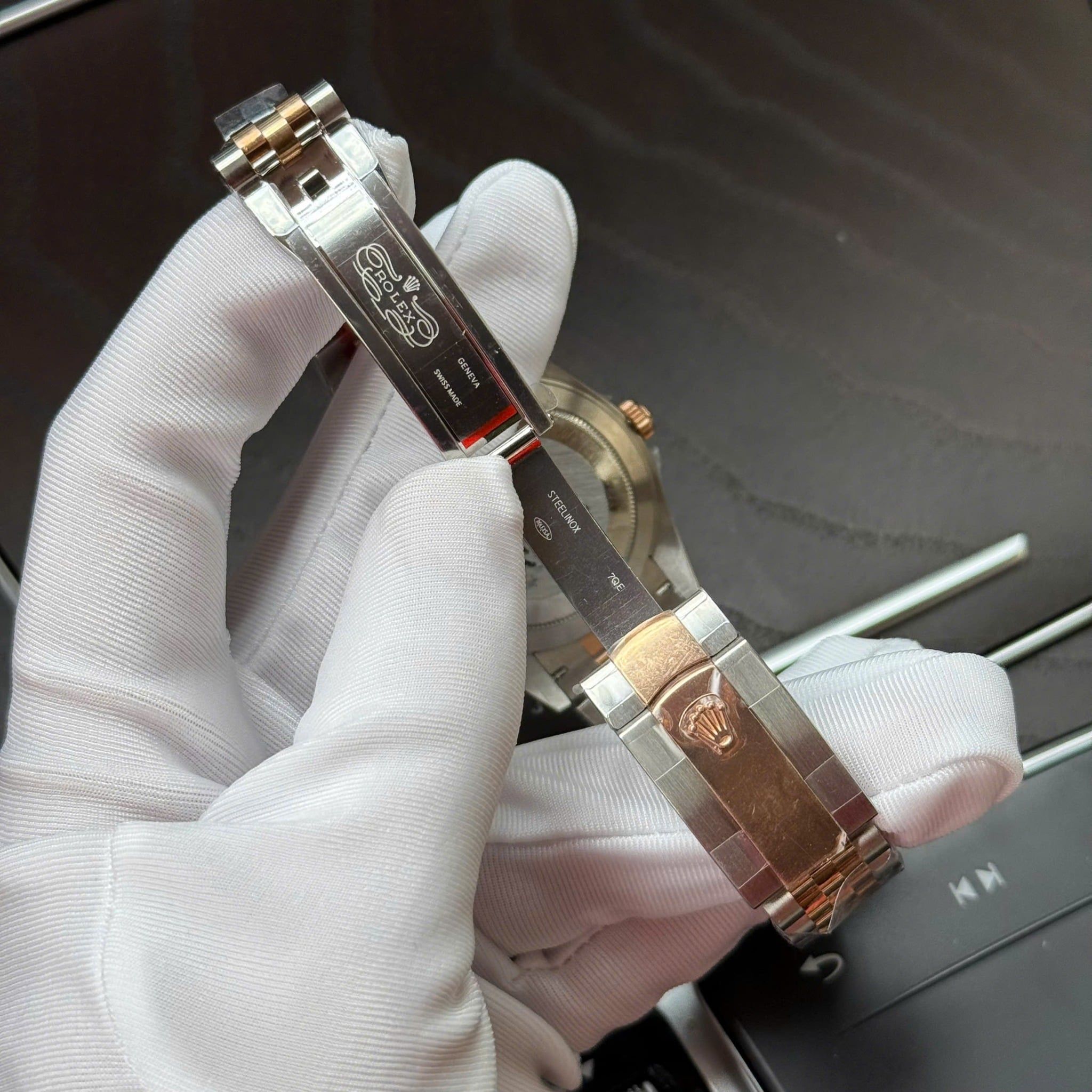 Rolex Datejust Chocolate 41mm bọc vàng GM Factory bản VIP