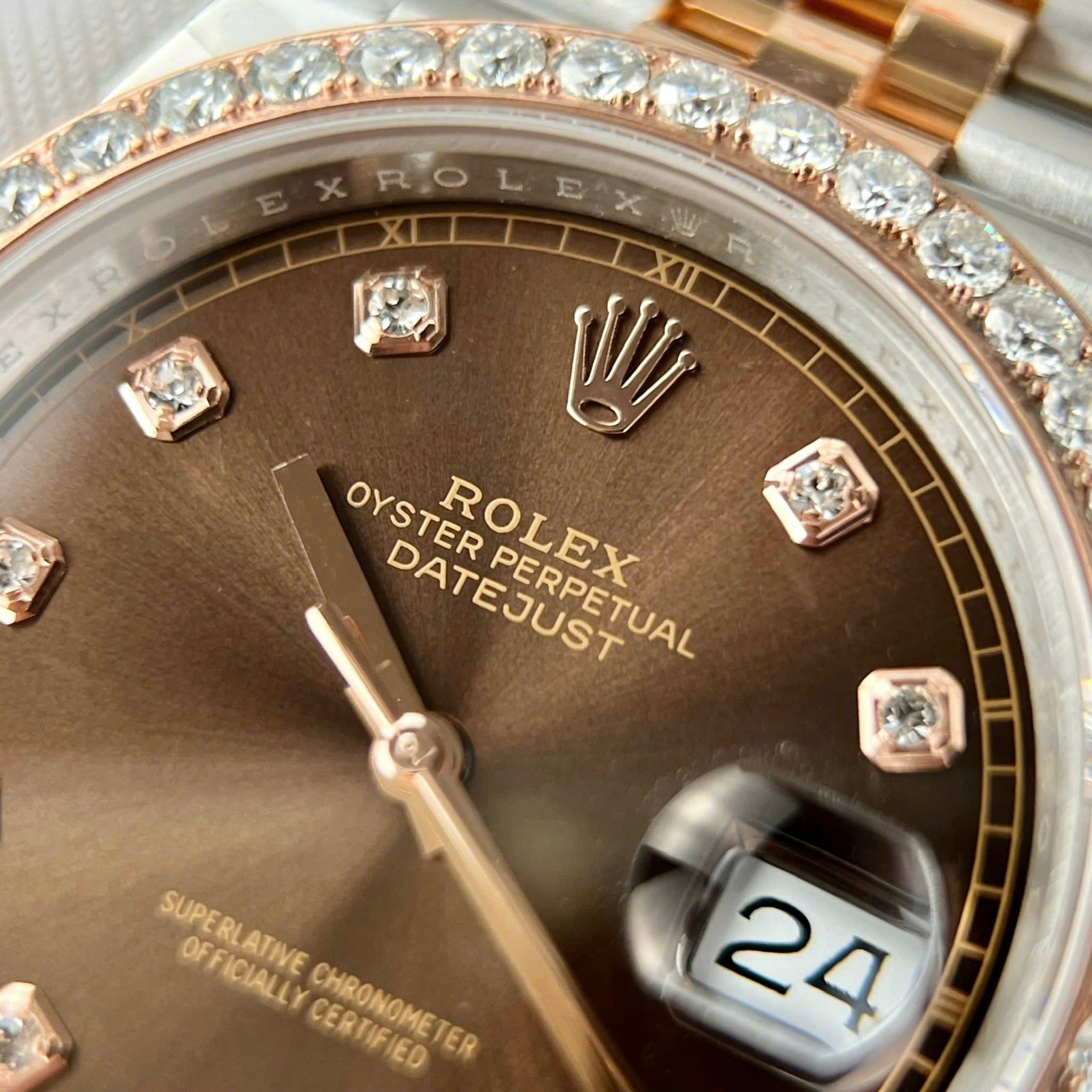 Rolex DateJust 41mm bản bọc vàng