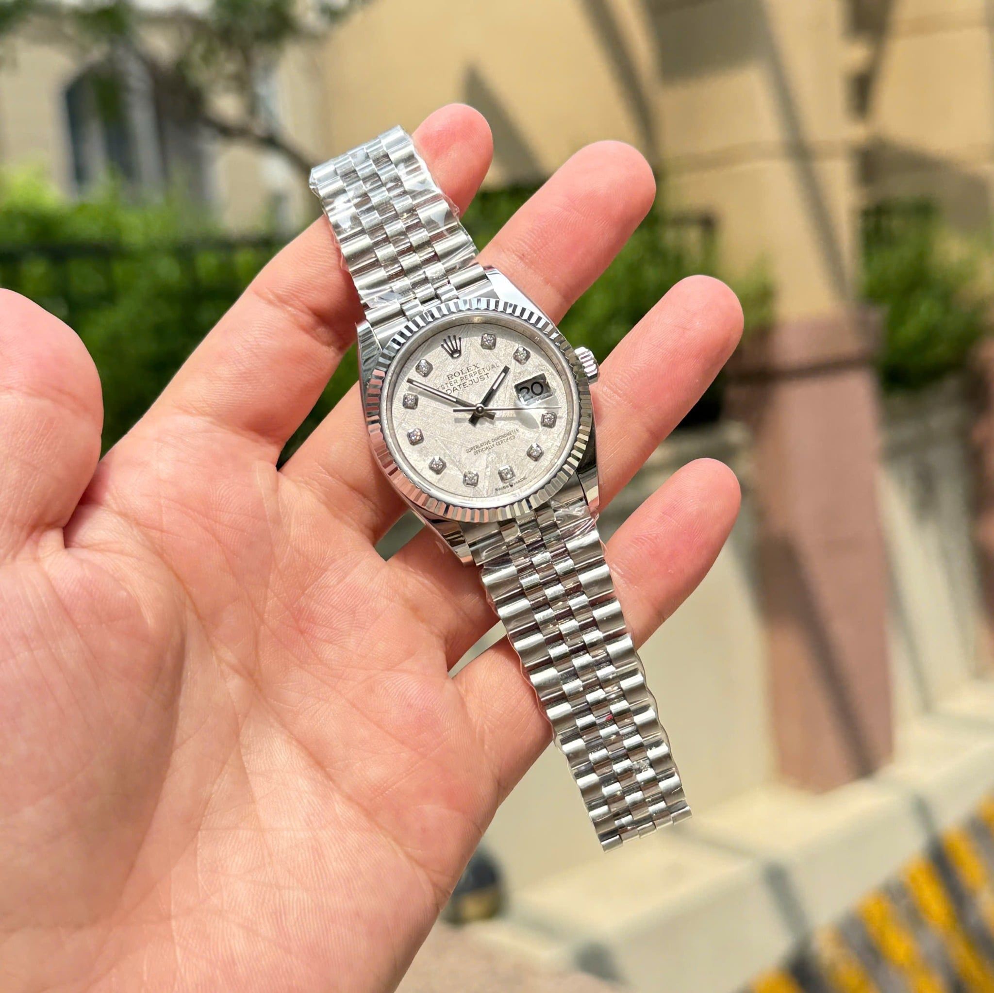 Rolex Datejust 36MM - 41MM Clean up mặt số thiên thạch chế tác cọc số kim Mois