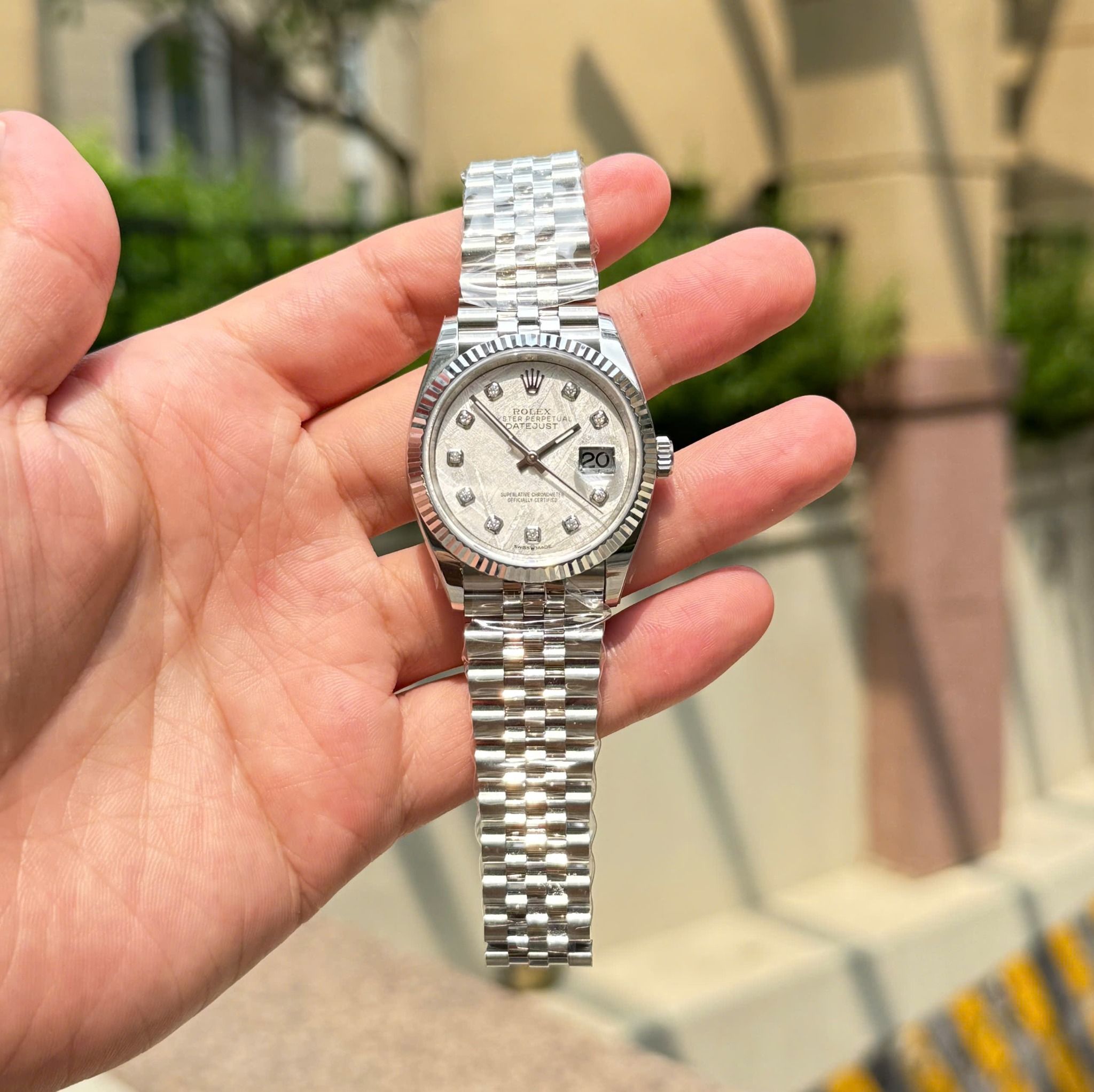 Rolex Datejust 36MM - 41MM Clean up mặt số thiên thạch chế tác cọc số kim Mois