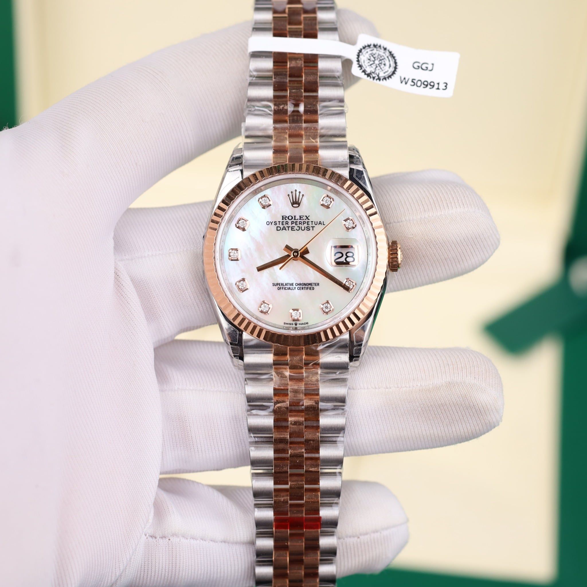 Rolex Datejust 36MM MOP VS factory độc quyền