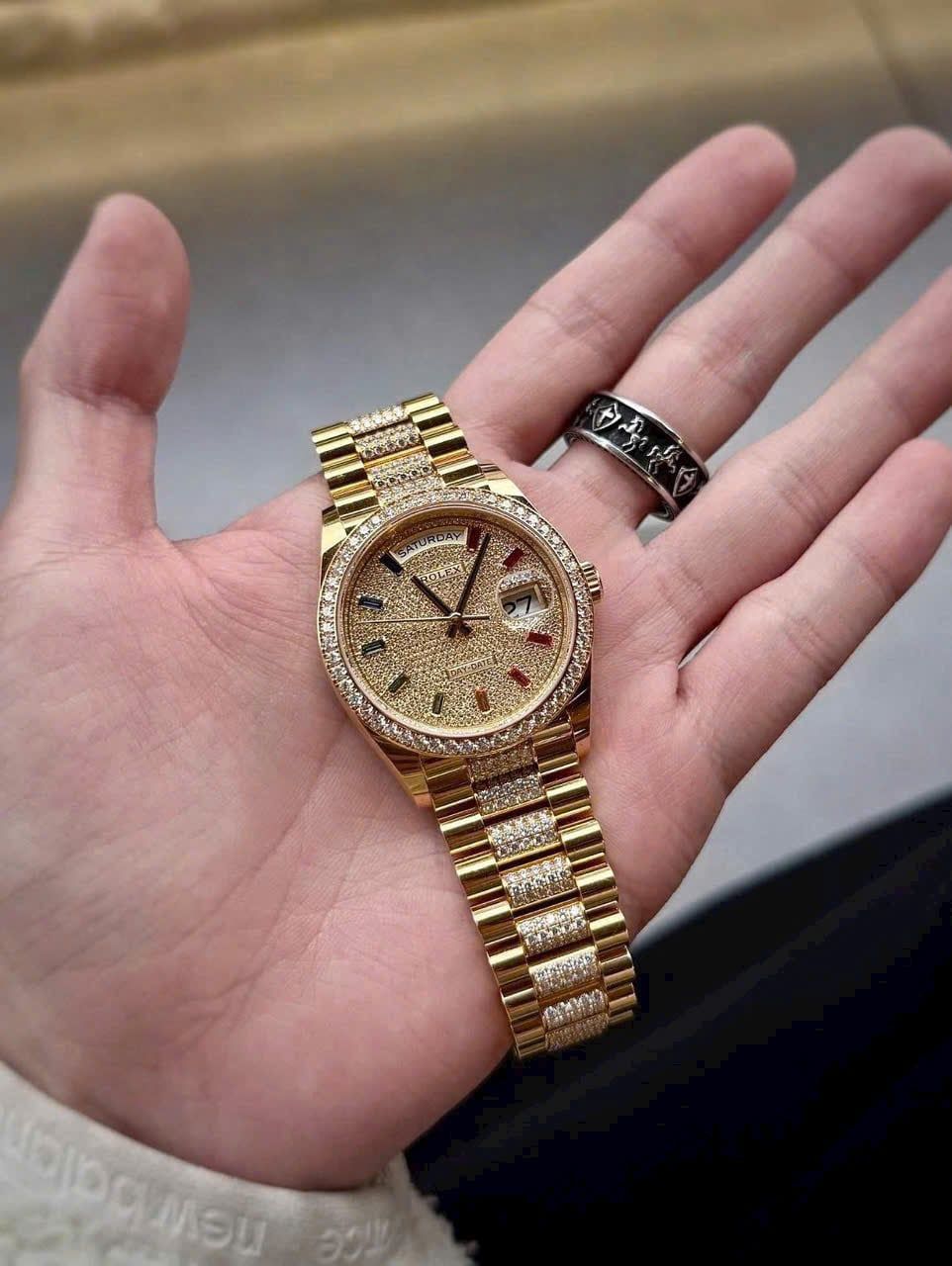 Rolex Oyster Perpetual Day-Date 36 Vàng 18K 128349RBR
