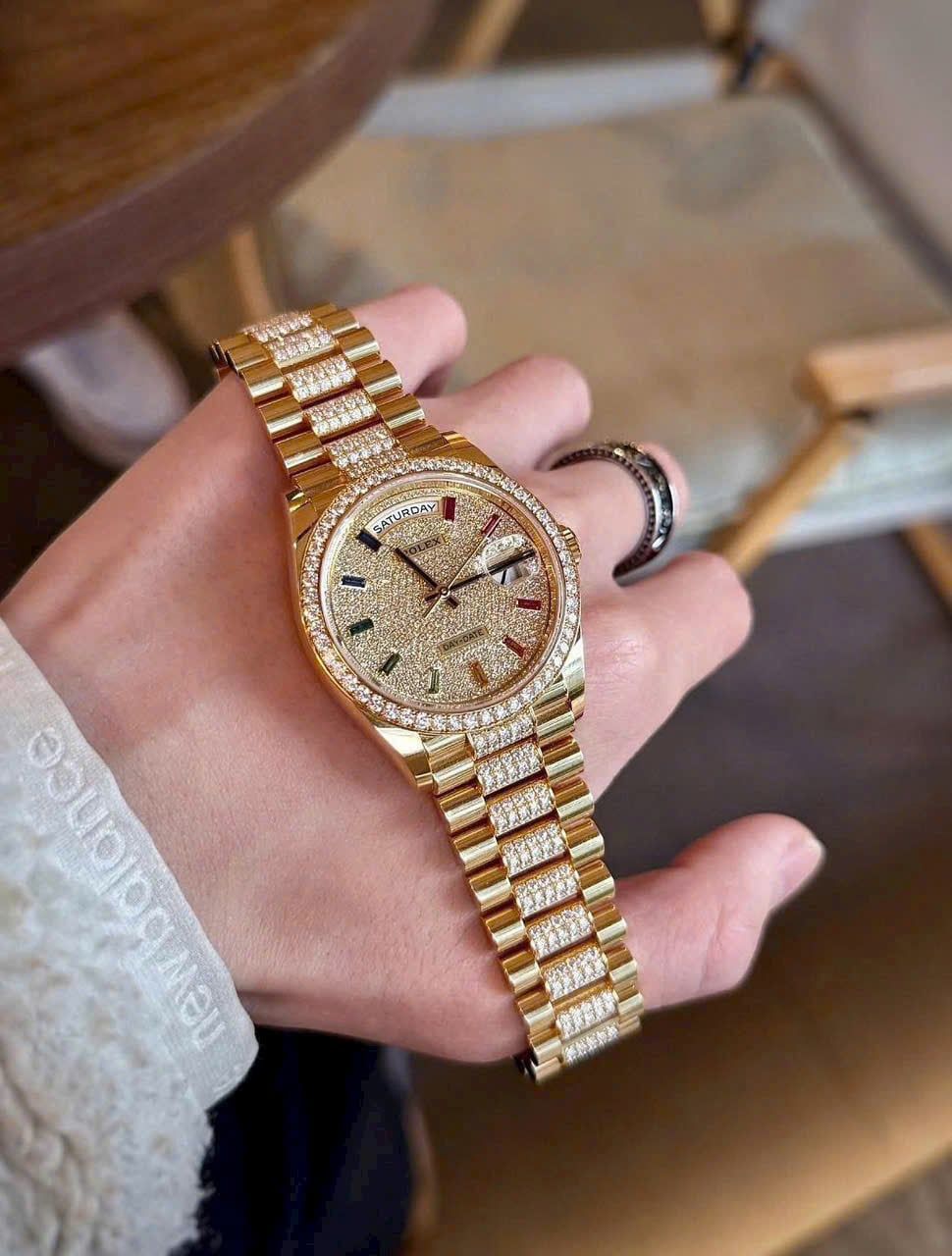 Rolex Oyster Perpetual Day-Date 36 Vàng 18K 128349RBR