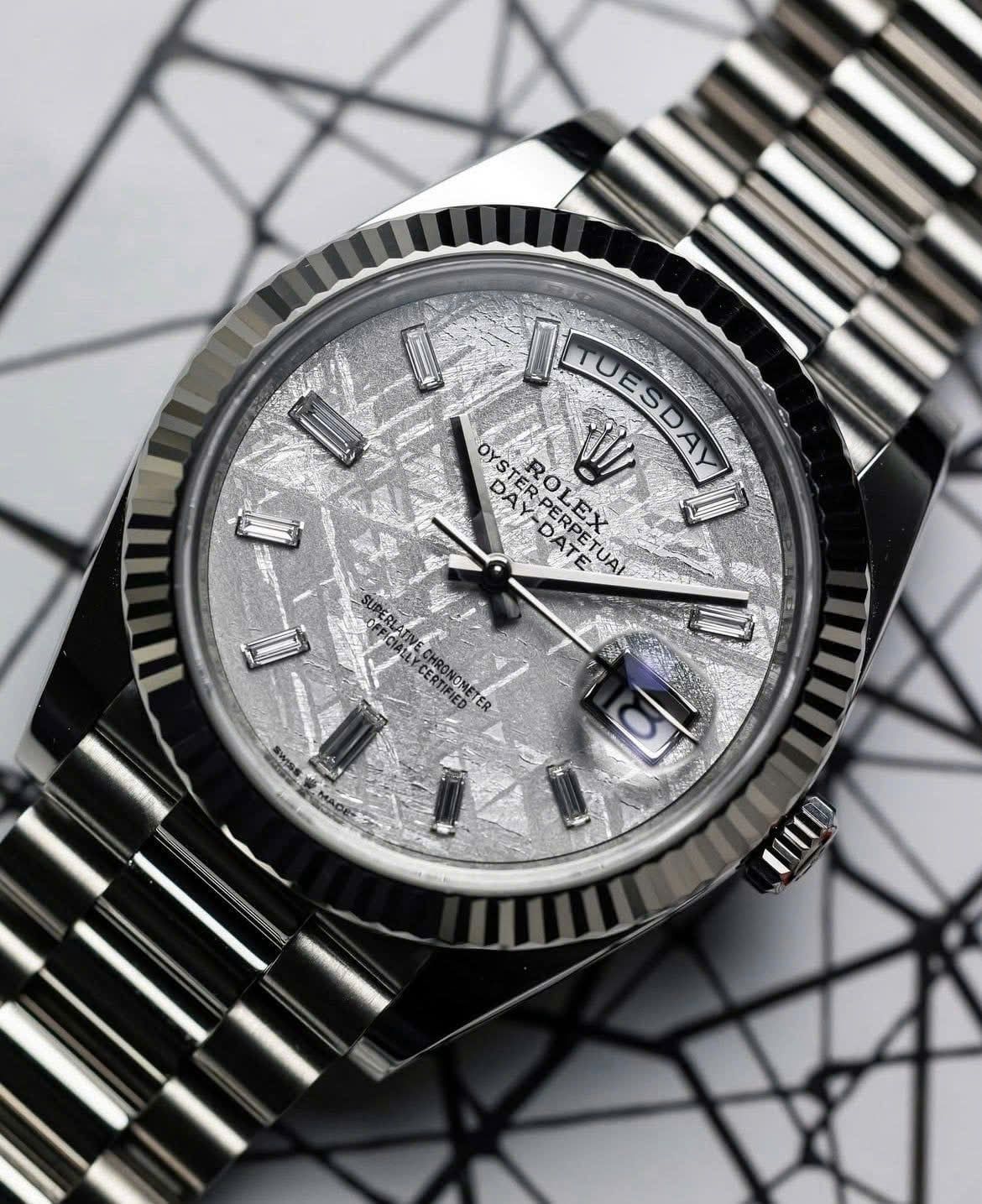 Rolex Day-Date 40mm White Gold Meteorite Dial 228239