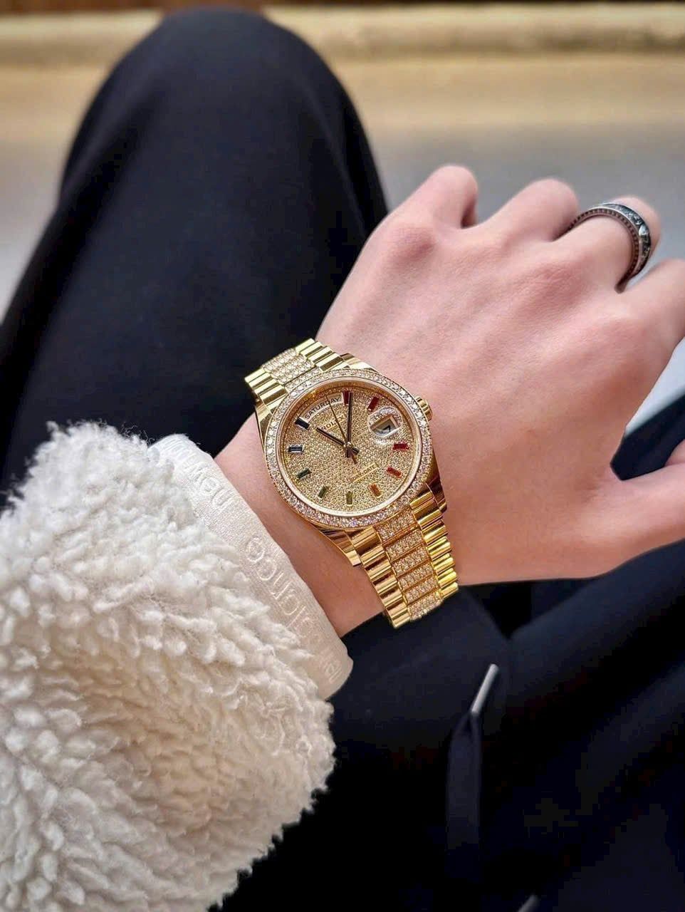 Rolex Oyster Perpetual Day-Date 36 Vàng 18K 128349RBR