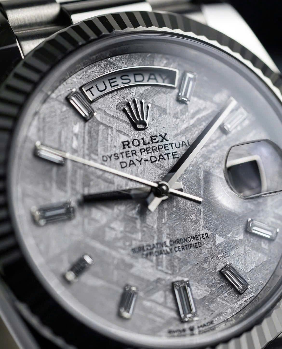 Rolex Day-Date 40mm White Gold Meteorite Dial 228239
