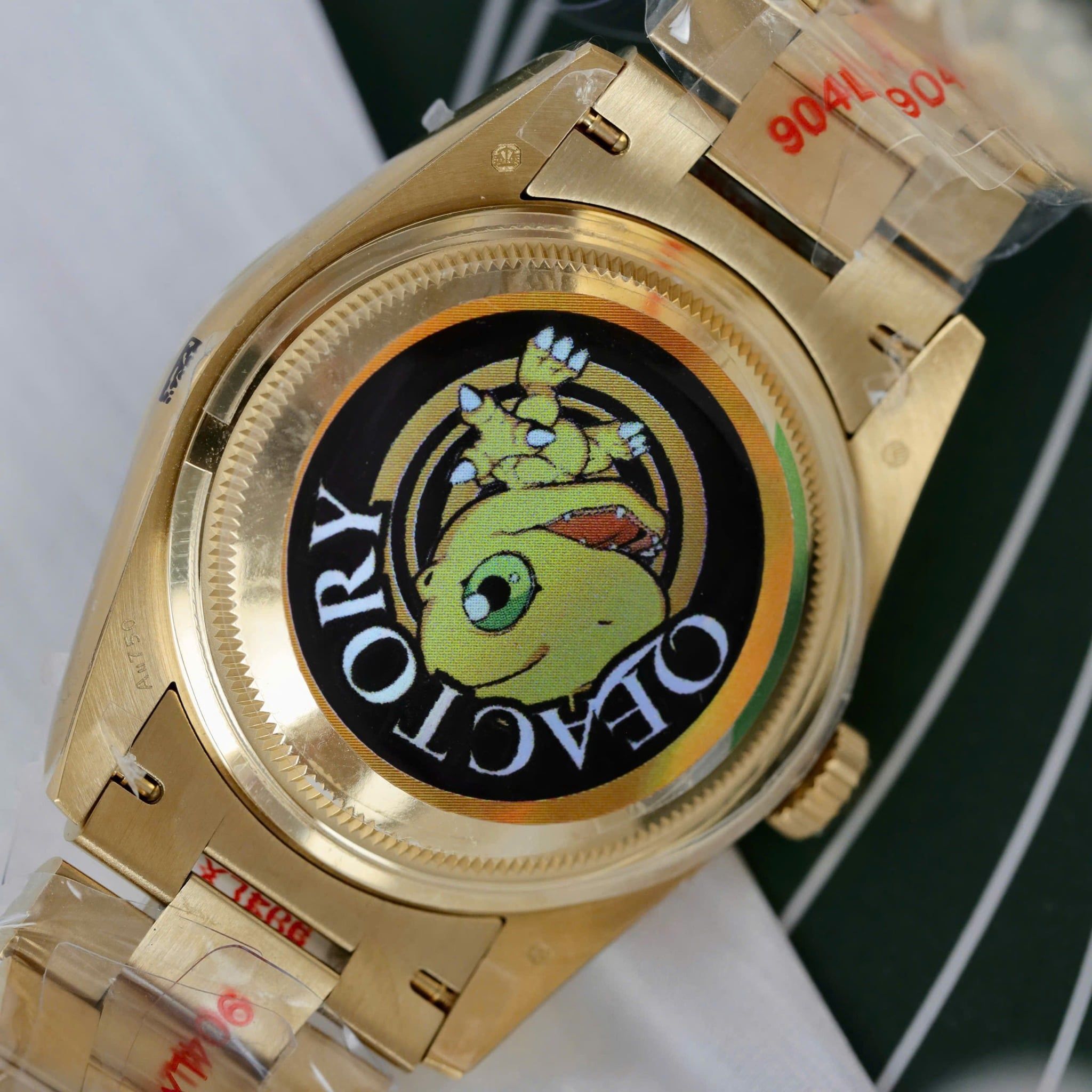 Rolex Day-Date 36mm Vàng 18K Cọc số Kim Cương