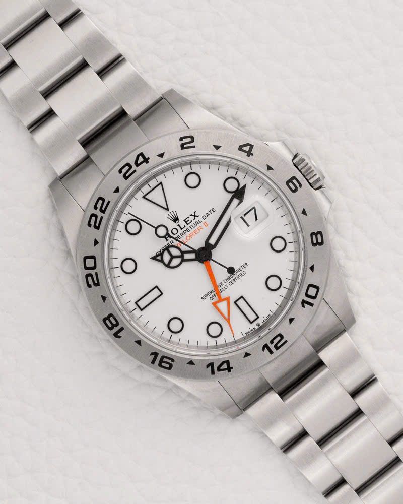 Rolex Explorer II 226570 thép Oystersteel