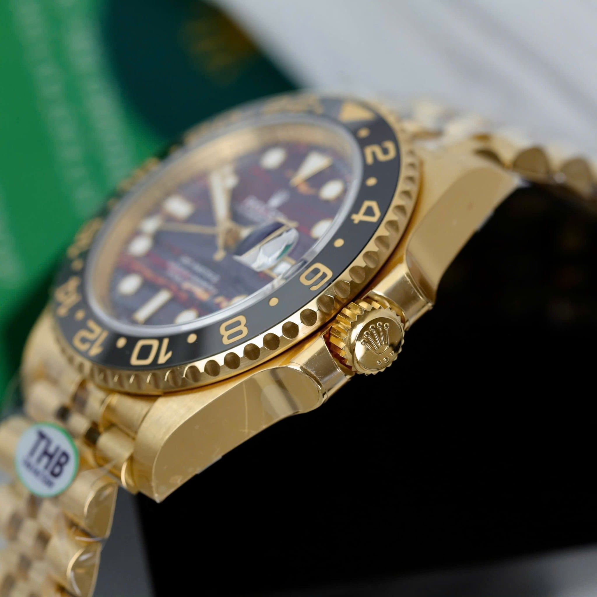 Rolex GMT-Master II 40mm Mặt Đá Mắt Hổ