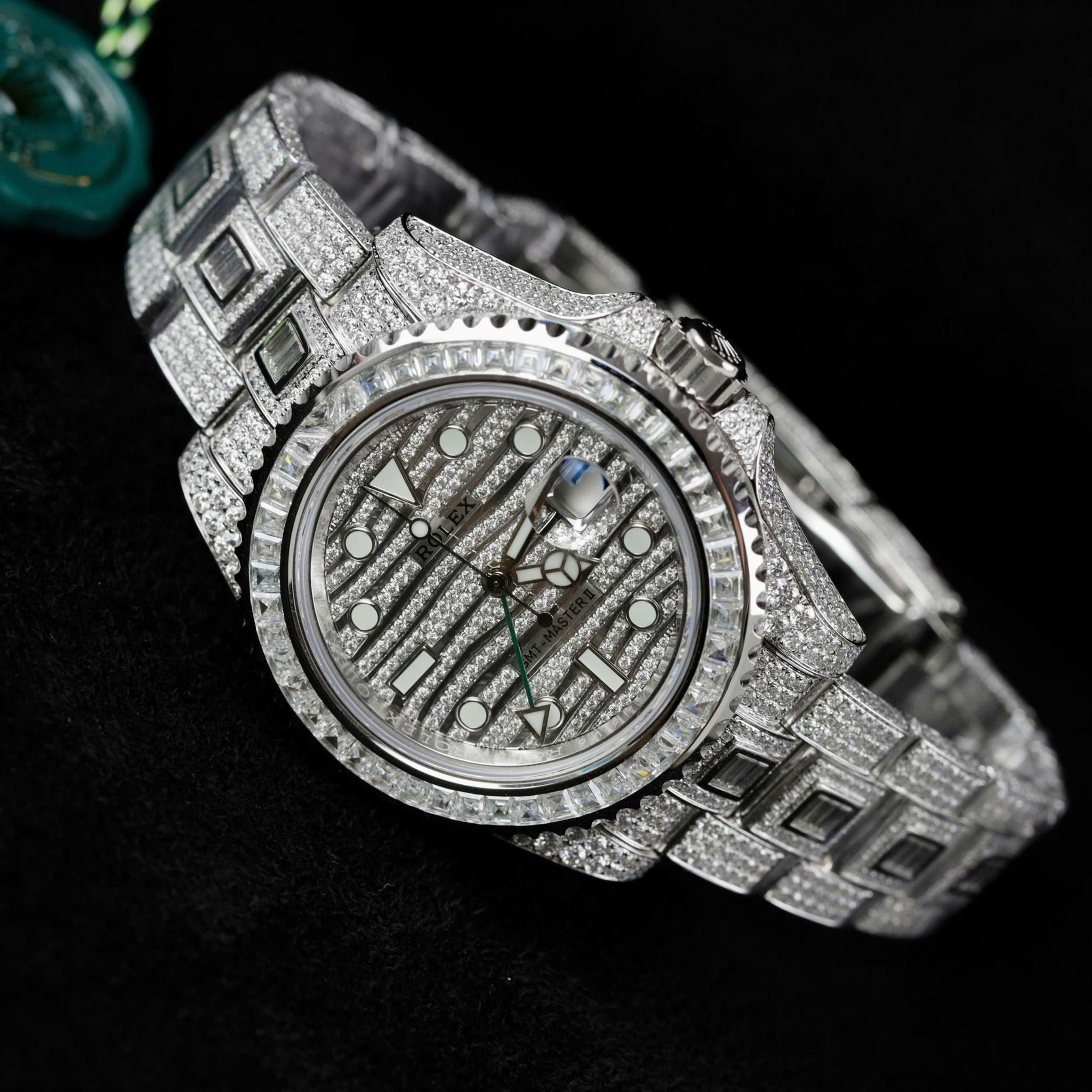 Rolex GMT-Master II 116769TBR Full Kim Cương