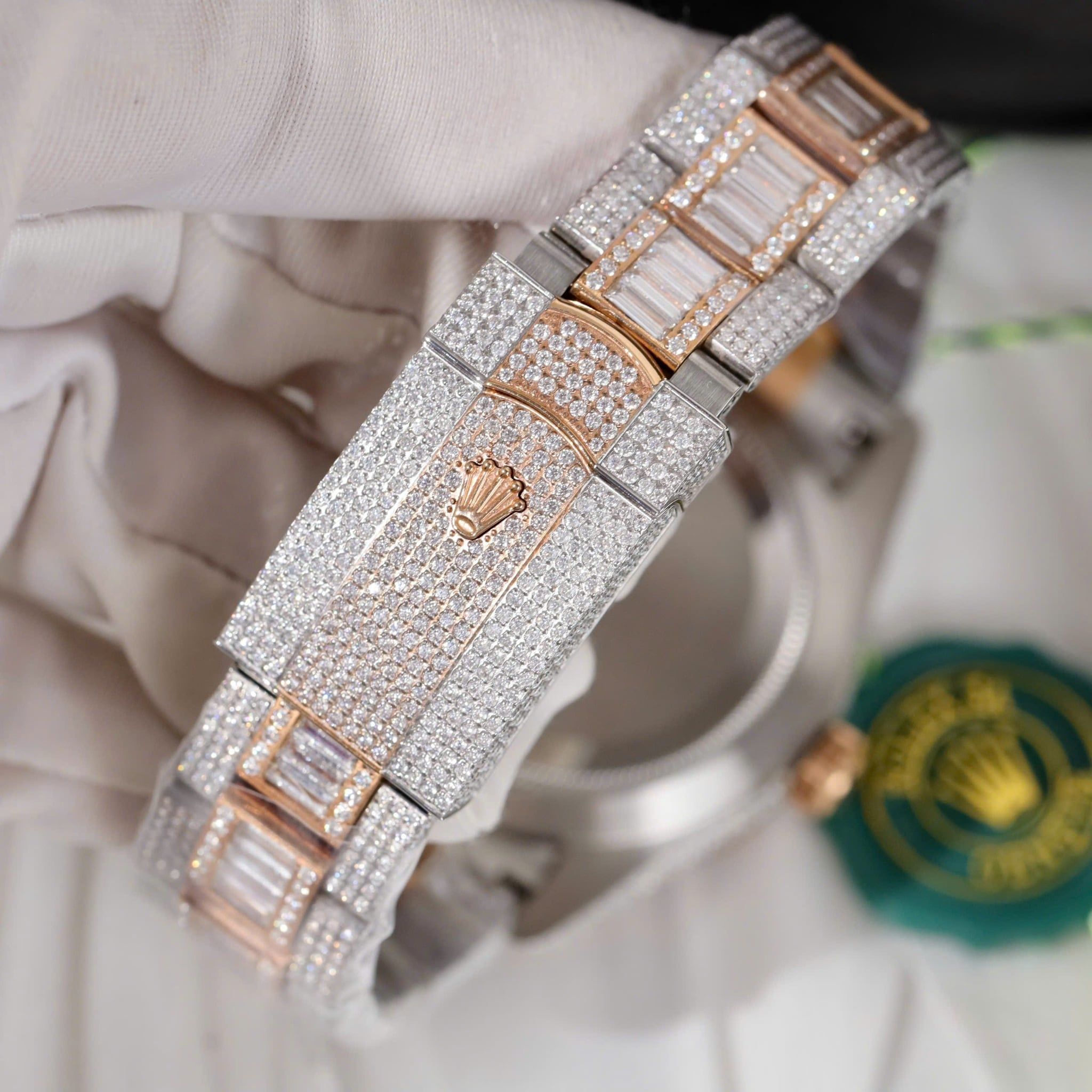 Rolex Sky Dweller 326934 42mm Vàng Hồng Mặt Số Kim Cương