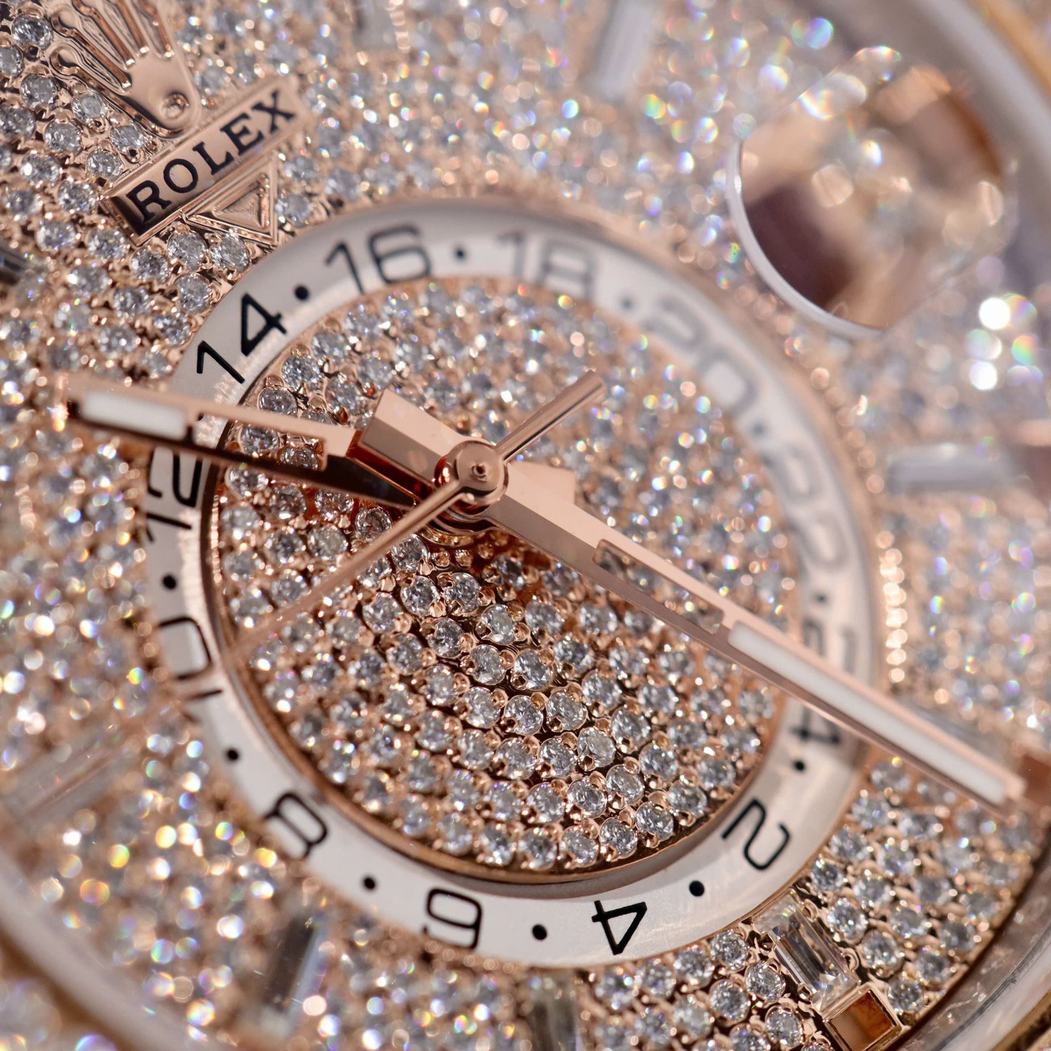 Rolex Sky Dweller 326934 42mm Vàng Hồng Mặt Số Kim Cương