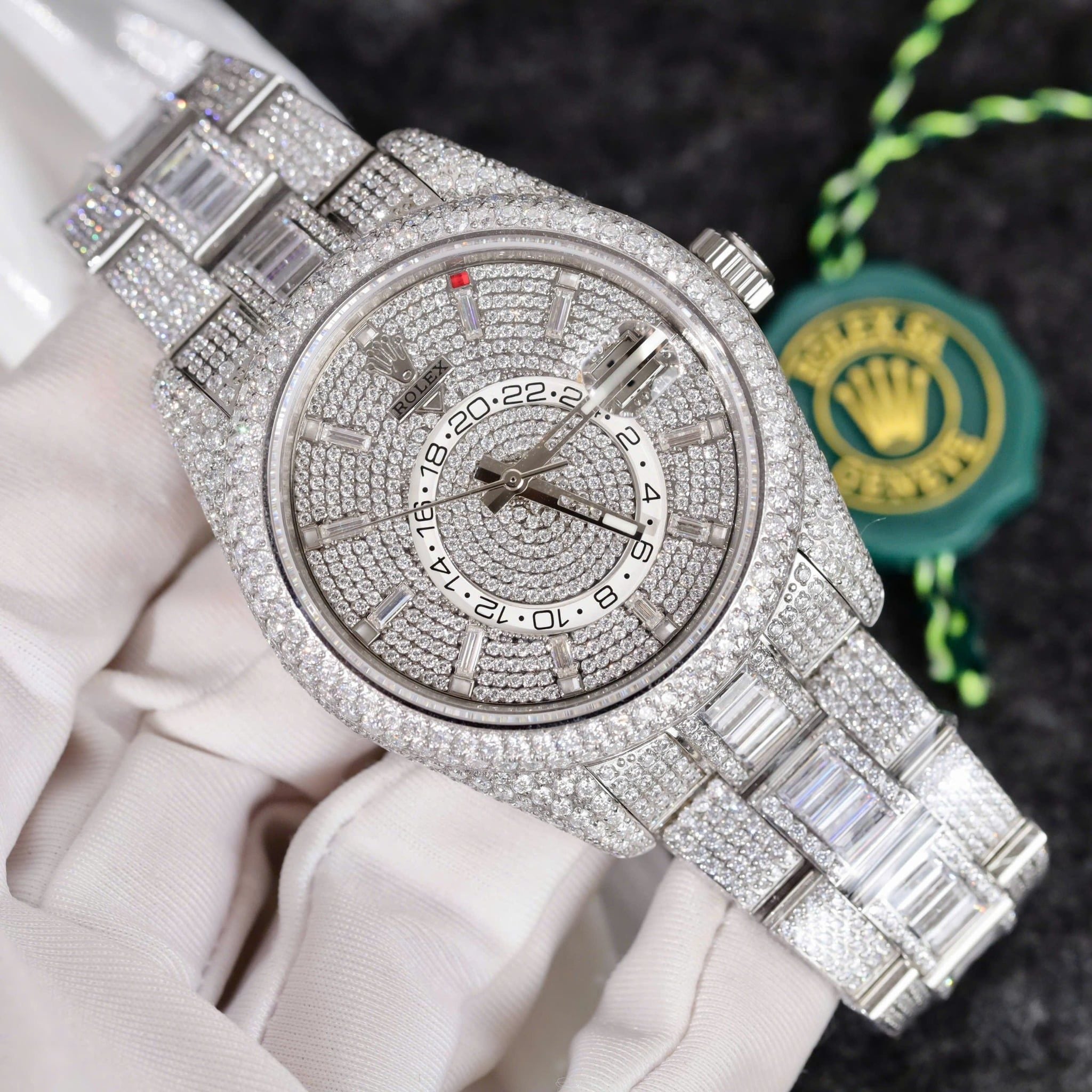 Rolex Sky Dweller 326934 42mm Mặt Số Kim Cương