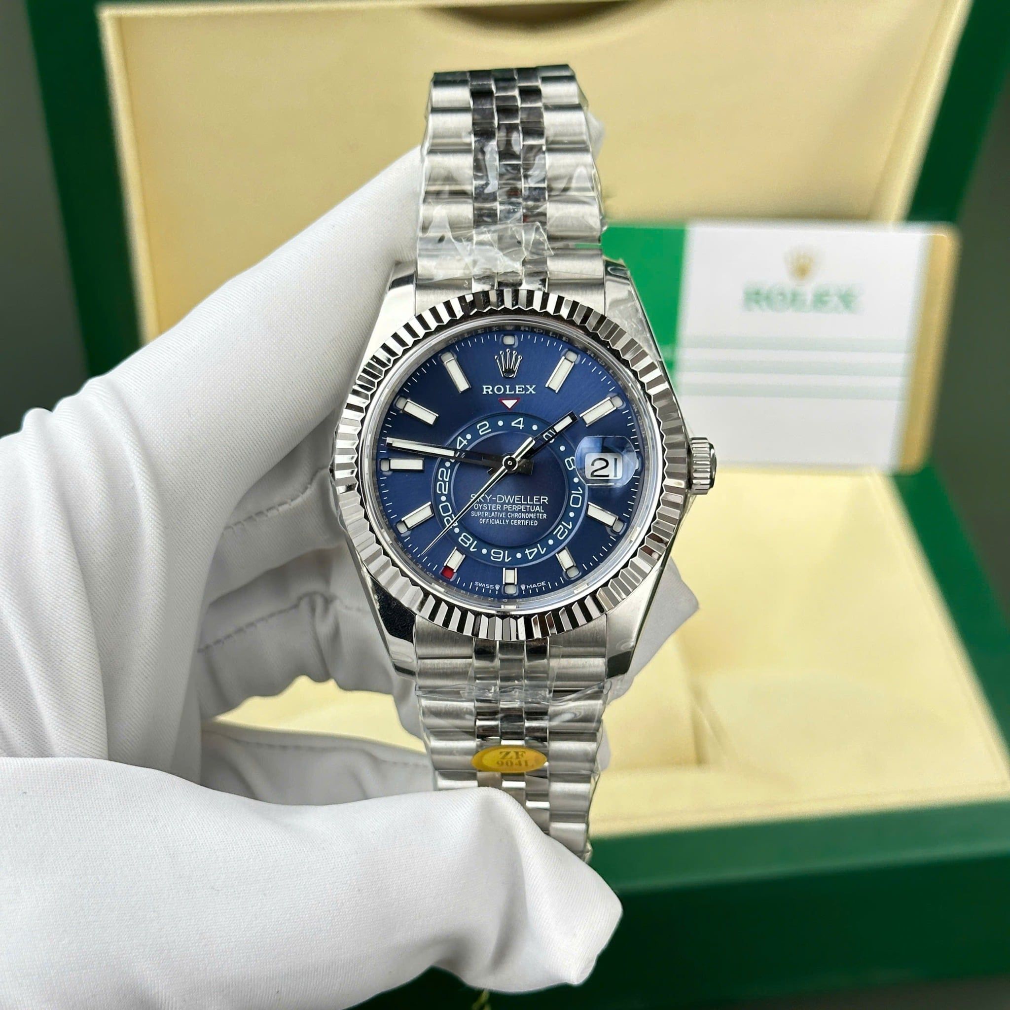 Rolex Sky-Dweller 326934 42mm Mặt Xanh Dương
