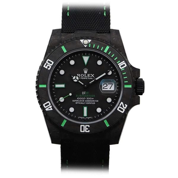 Đồng hồ Rolex Green Submariner DIW Carbon Fiber