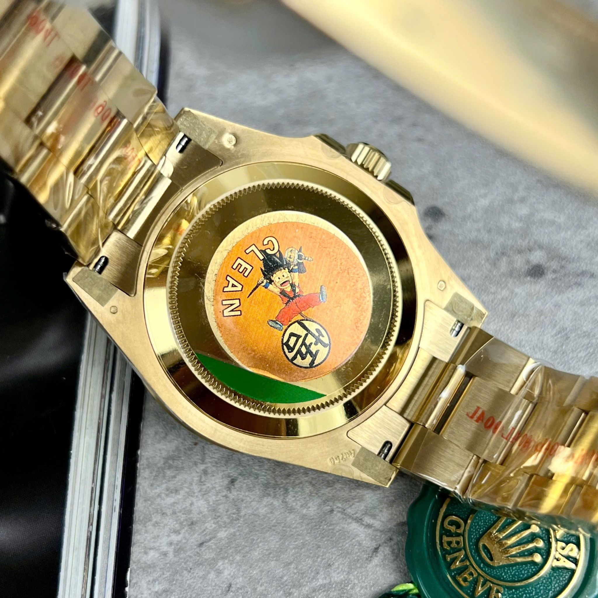 Rolex Submariner Date Mạ Vàng Mặt Số Đen