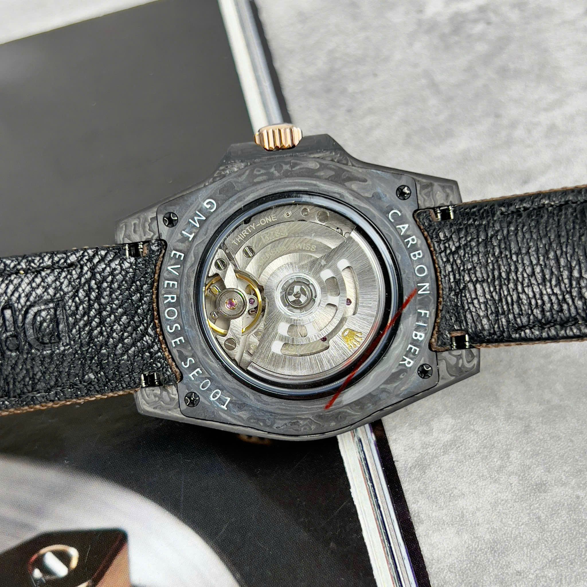 Đồng hồ Rolex GMT Master II DIW Carbon Fiber Fabric Strap