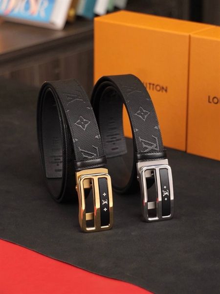DL111 Dây Lưng Nam, Thắt Lưng Nam Da Bò Thật Cao Cấp Louis Vuitton