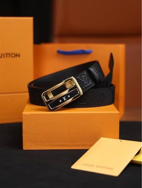 DL112 Dây Lưng Nam, Thắt Lưng Nam Da Bò Thật Cao Cấp Louis Vuitton