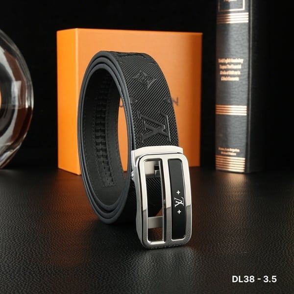 DL113 Dây Lưng Nam, Thắt Lưng Nam Da Bò Thật Cao Cấp Louis Vuitton