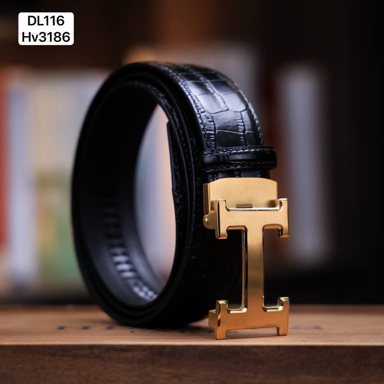 DL116 Dây Lưng Nam, Thắt Lưng Nam Da Bò Thật Cao Cấp Louis Vuitton