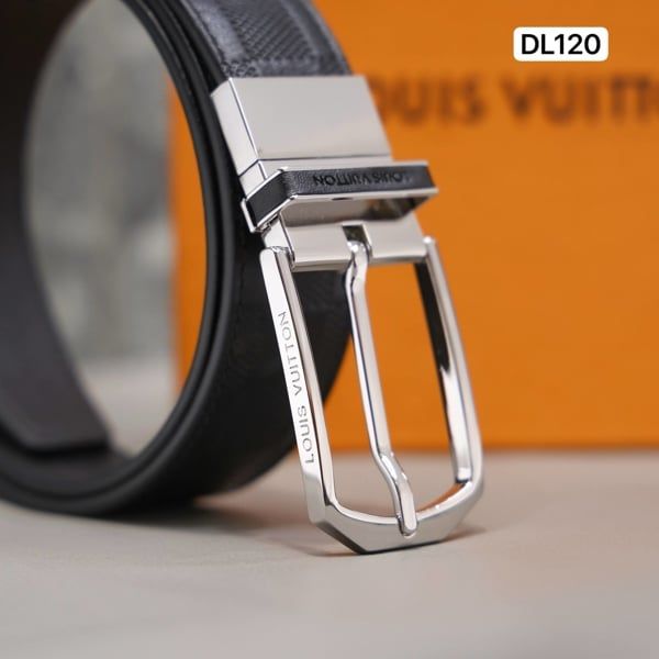 DL120 Dây Lưng Nam, Thắt Lưng Nam Da Bò Thật Cao Cấp Louis Vuitton