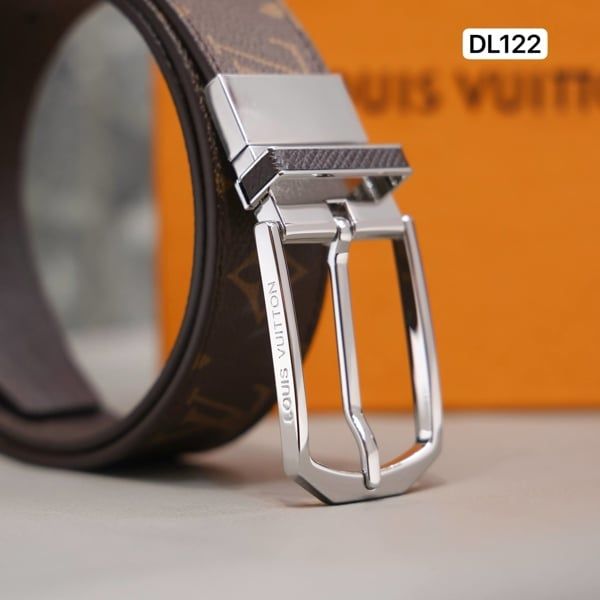 DL122 Dây Lưng Nam, Thắt Lưng Nam Da Bò Thật Cao Cấp Louis Vuitton