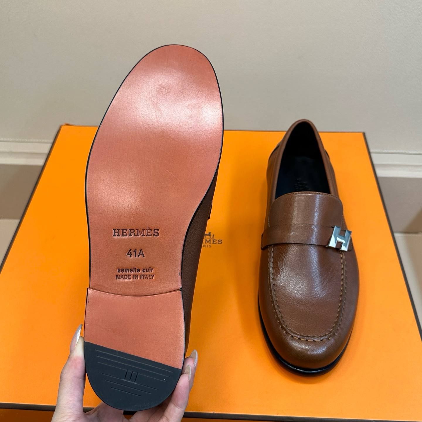 LF90 Giày Tây, Giày Công Sở Hermes