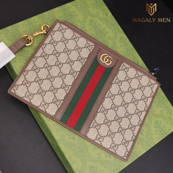 SALE Ví Nam Cầm tay, Clutch Cầm Tay Nam Gucci
