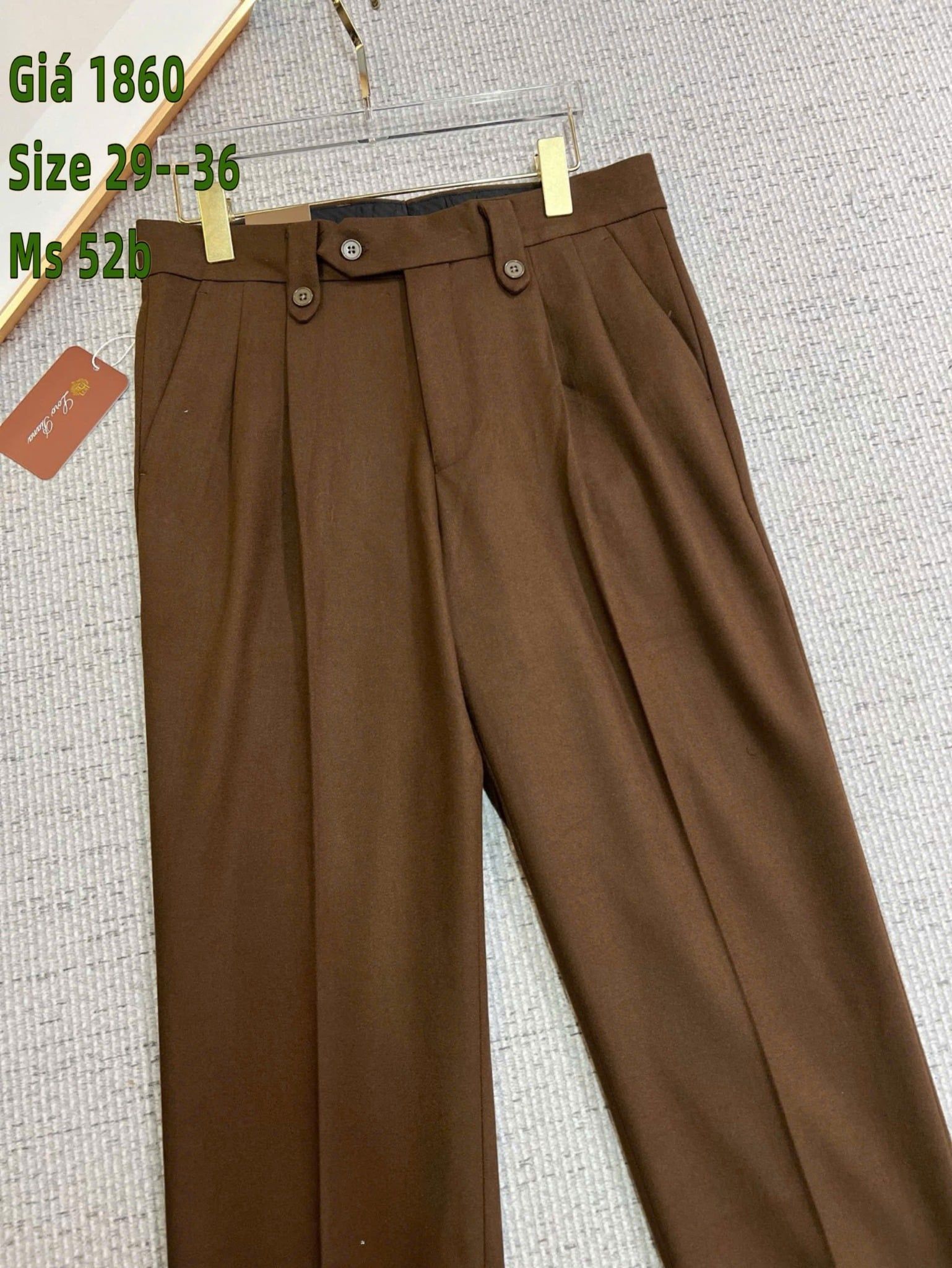 Quần Tây Xếp Ly Nam Cao Cấp