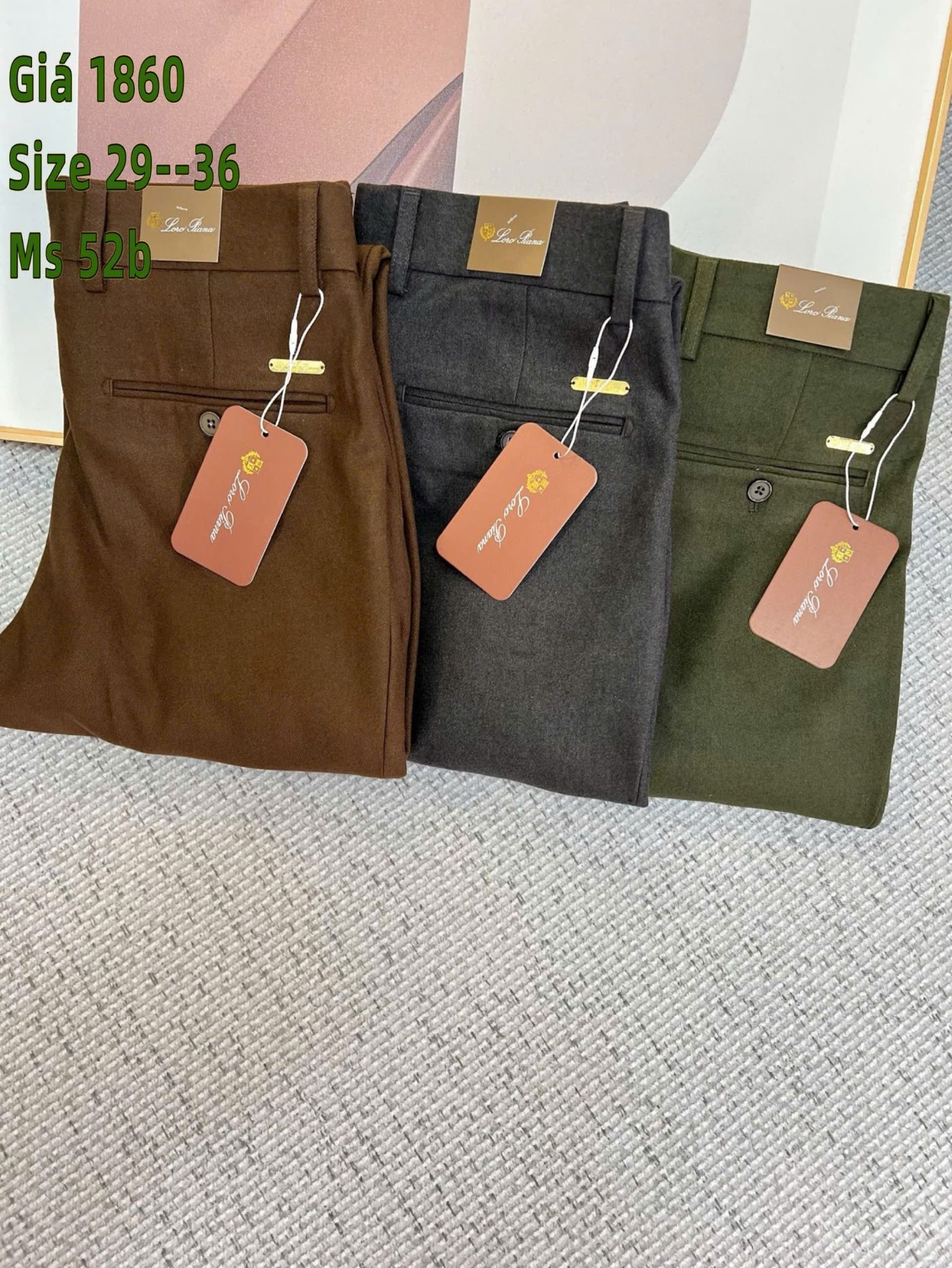 Quần Tây Xếp Ly Nam Cao Cấp