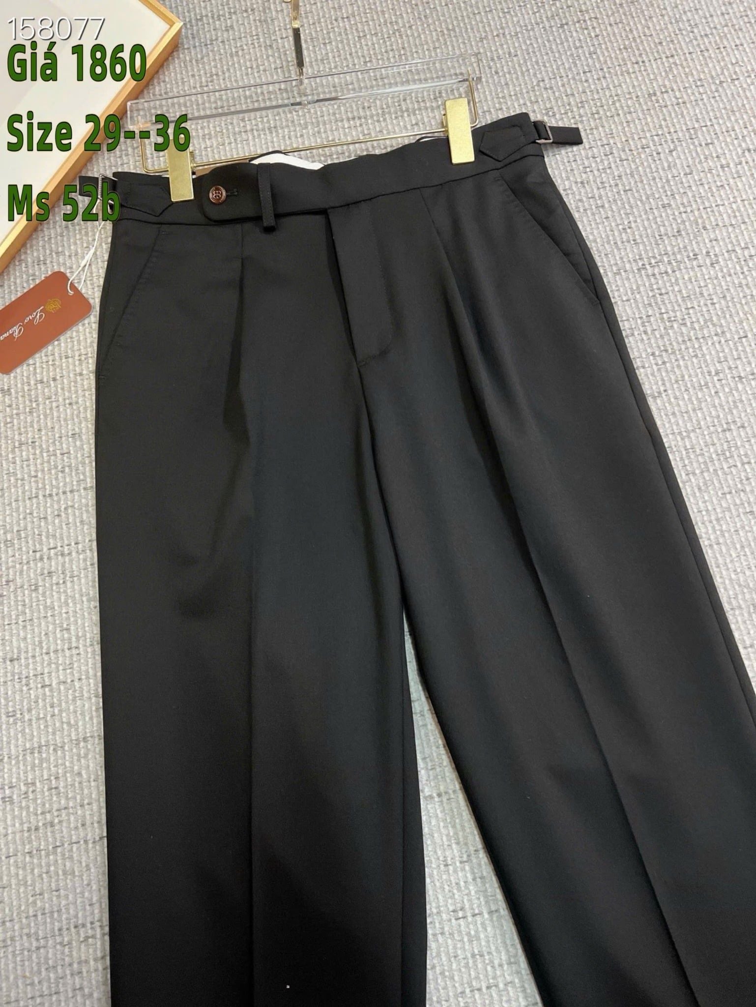 Quần Tây Xếp Ly Nam Cao Cấp