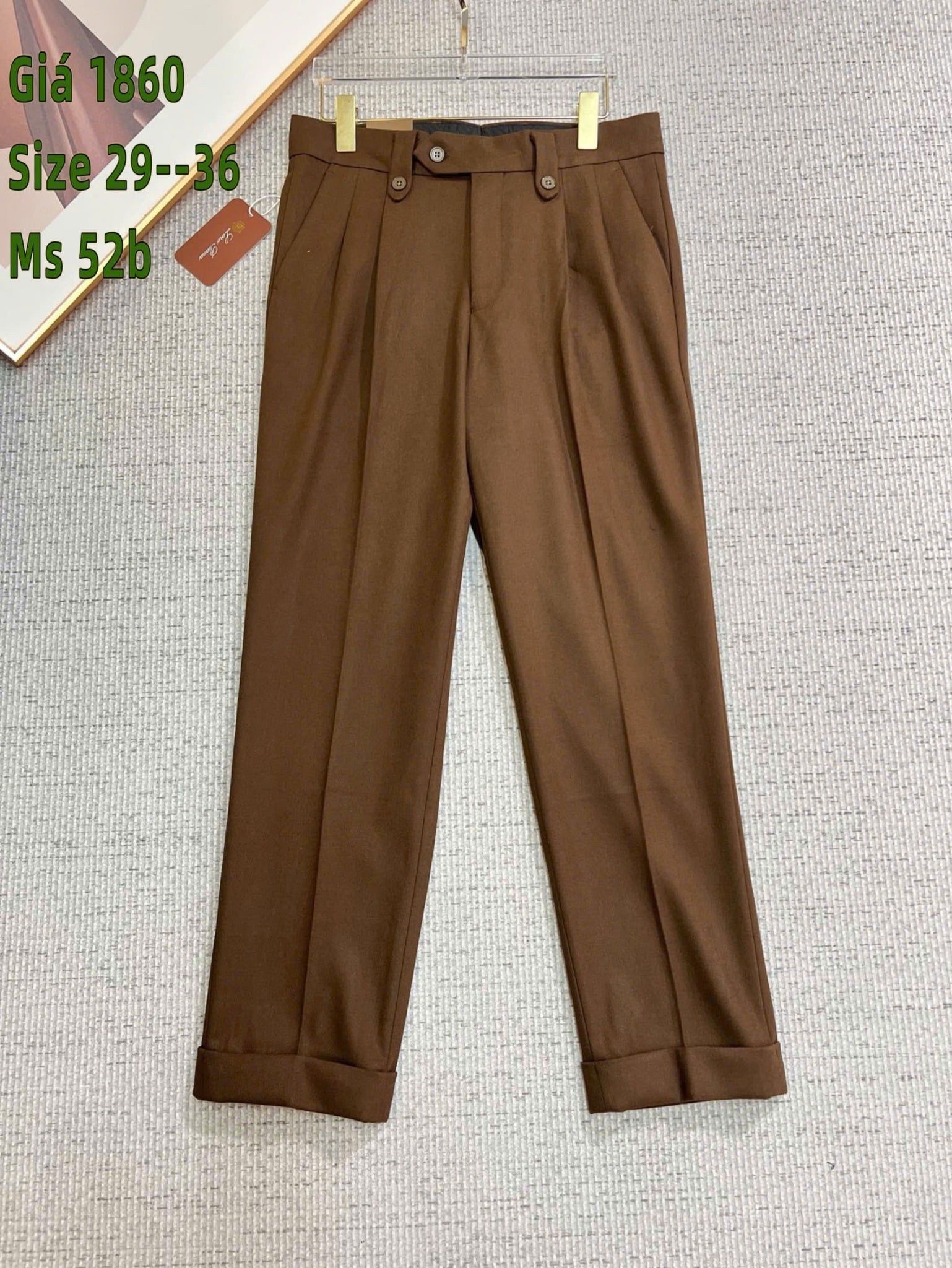 Quần Tây Xếp Ly Nam Cao Cấp