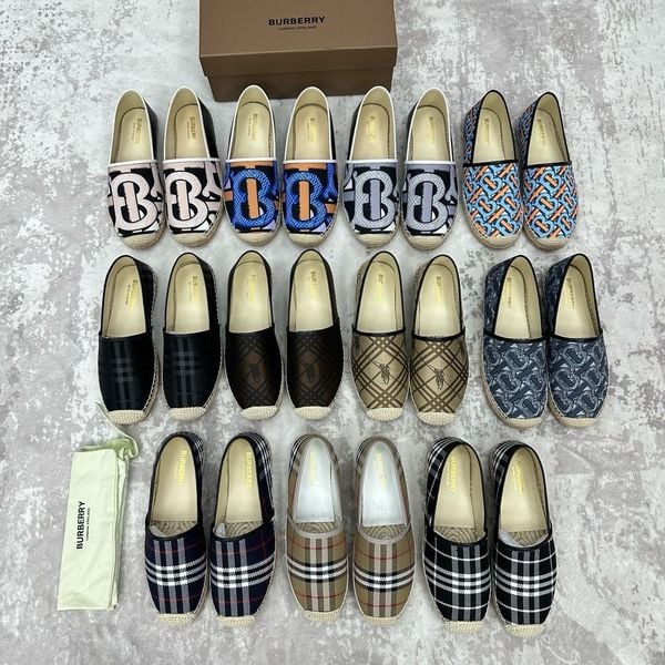 Giày Espadrille Burberry Check Mews