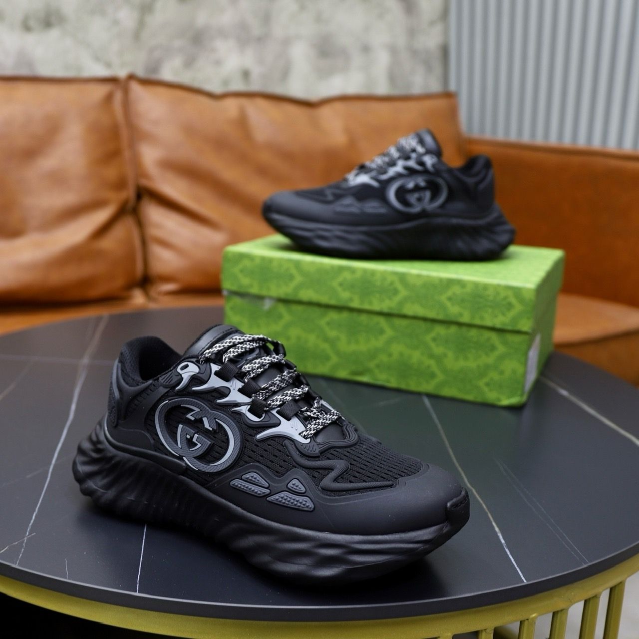 Giày Thể Thao Cổ Thấp Gucci Ripple Splash