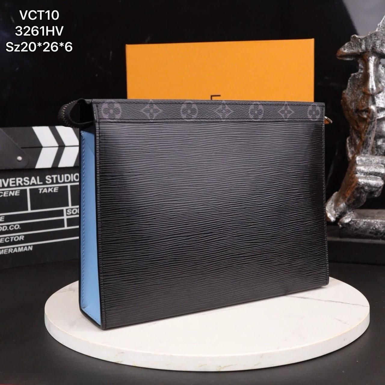 VCT10 Ví Nam Cầm tay, Clutch Cầm Tay Nam Da Bò Louis Vuitton